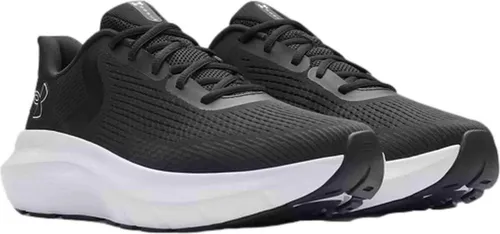 Under Armour Herren Ua Charged Rogue 5 Sneaker, Schwarz Weiß, 45 EU - Laufschuhe mit atmungsaktivem Netzgewebe und Deluxe Comfort System Einlegesohle für individuellen Komfort. Die Charged Cushioning Zwischensohle sorgt für schnelle Reaktionsfähigkeit und überlegene Traktion durch die Gummi-Außensohle.