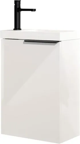 Bernstein Badmöbel-Set TIM, (Komplett-Set, Waschtischunterschrank 40cm mit Waschbecken), Farbe & Griff wählbar / vormontiert / feuchtigkeitsresistent