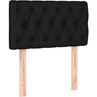 vidaXL Kopfteil Schwarz 80x7x78/88 cm von vidaXL