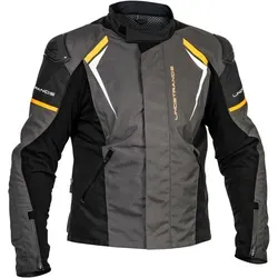 Lindstrands Motorradjacke Textile Jacket Sandvik Black/Orange - Jacken für Motorradfahrer, mit hochwertigem Polyester gefertigt, bietet optimale Sicherheit und Komfort auf der Straße.