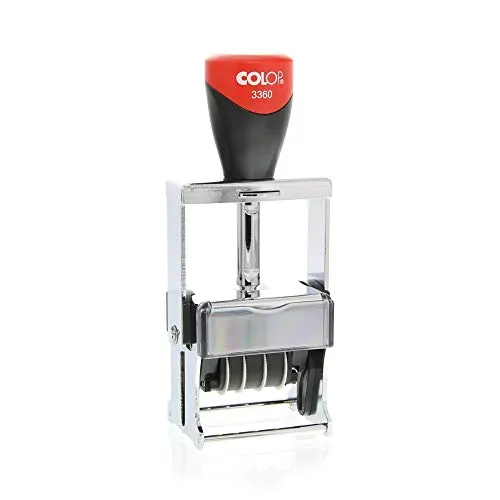 Datumstempel Colop Expert Line 3360 custom (45x30 mm - 5 Zeilen) mit individueller Textplatte