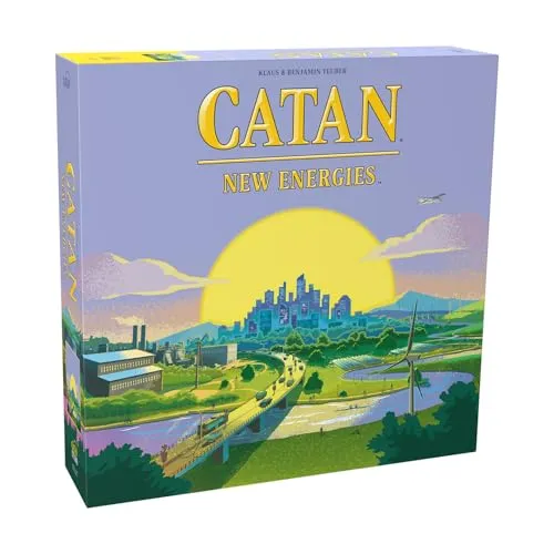 Catan New Energies Brettspiel – Nachhaltige Ressourcen & Strategie, klassisches Gameplay mit modernem Twist! Familienspiel für Kinder und Erwachsene, ab 14 Jahren, 3–4 Spieler, 90 Minuten Spielzeit,