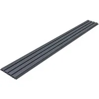WPC Fassadenverkleidung DUVAR 4 m² Anthrazit - Hochwertige Fassadenverkleidung aus WPC mit effektiver Schalldämmung, einfache Montage und langlebige Co-Extrusionstechnologie. Verleihe deinem Außenbereich einen modernen Look!