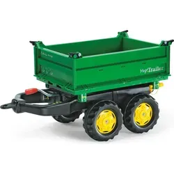 rollyKid Mega Trailer John Deere Grün 2-Achser