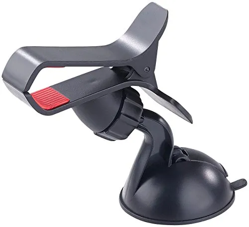 PEARL Handyhalter für Auto: Universal-Kfz-Halterung für Smartphones, Navis & Co. bis 9,5 cm Breite (Universal Kfz Handyhalterung, Handyhalter fürs Auto, Pkw)