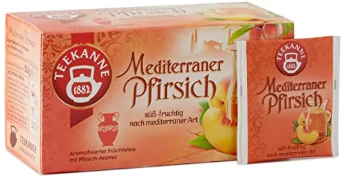Produktbild Teekanne Tee Mediterraner Pfirsich, 20 Teebeutel