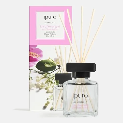 ipuro Essentials FLOWER BOWL Raumduft mit Stäbchen 50 ml von ipuro