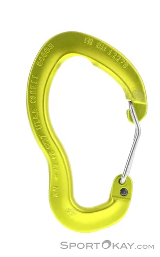 Austrialpin Micro Light Schnappkarabiner-Gelb-One Size in gelb von AUSTRIALPIN