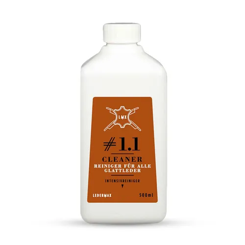Ledermax LMX Cleaner 1.1 Lederreiniger Lederpflege für Glattleder stark 500ml