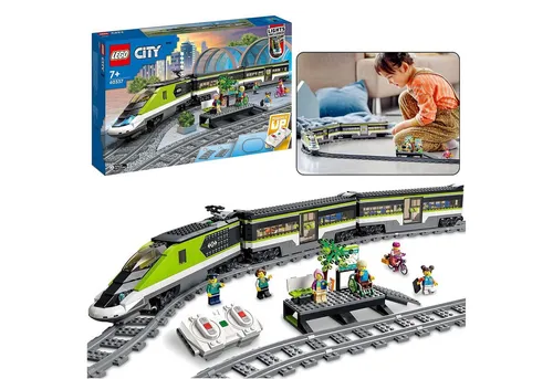 Sarcia.eu Lego CITY Express Personenzug, ferngesteuert, Set für Kinder 60337 Konstruktions-Spielset