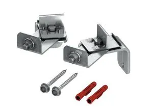 TECEprofil Modulbefestigung 9380003 für variable Eckmontage - Sanitärinstallation mit flexibler Eckmontage, inklusive zwei Wandbefestigungen und Befestigungsmaterial für einfache Montage vor der Wand.