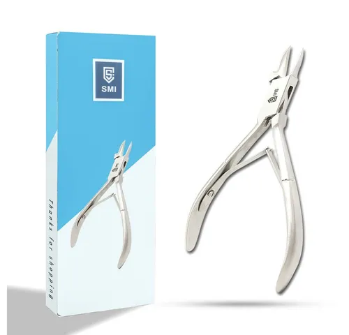 SMI Nagelzange Eckenzange für fußpflege Eckenagelzange Nagelzange für eingewachsen, ergonomisch