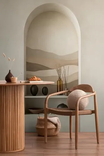 3D Tapete Beige 791446 von CosmoLiving in gelb von Livingwalls