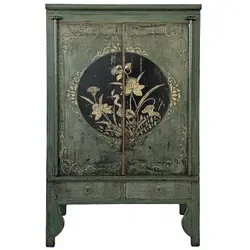 OPIUM OUTLET Hochzeitsschrank A600-2 in grün von OPIUM OUTLET