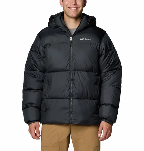 Columbia Daunenjacken Puffect II Hooded Jacket in Schwarz, EU S - Funktionsjacken, leichte und warme Daunenjacke mit Kapuze, ideal für Outdoor-Aktivitäten und kalte Tage.