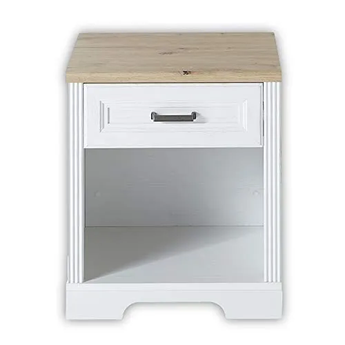 Innostyle Rollcontainer – pinie hell mit Artisan Eiche Akzent - Praktischer Rollcontainer mit 1 ausziehbarer Schublade, ideal für Büro und Home Office. Pflegeleicht und mobil dank Rollen, fördert nachhaltige Waldwirtschaft durch FSC®-Zertifizierung.