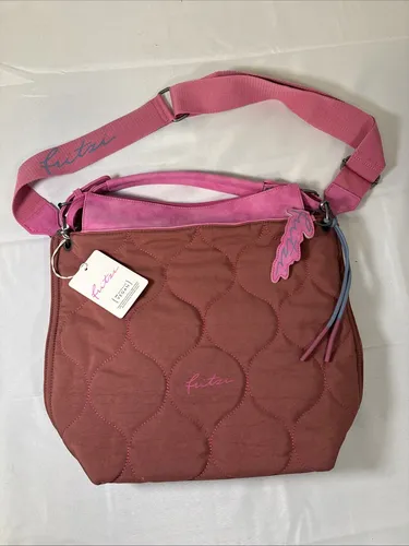 Fritzi aus Preußen Fritzi01Limited Schultertasche - Damentasche in stilvollem sky roasted Nylon, mit praktischem Reißverschlussfach und Innenfächern für optimale Organisation.