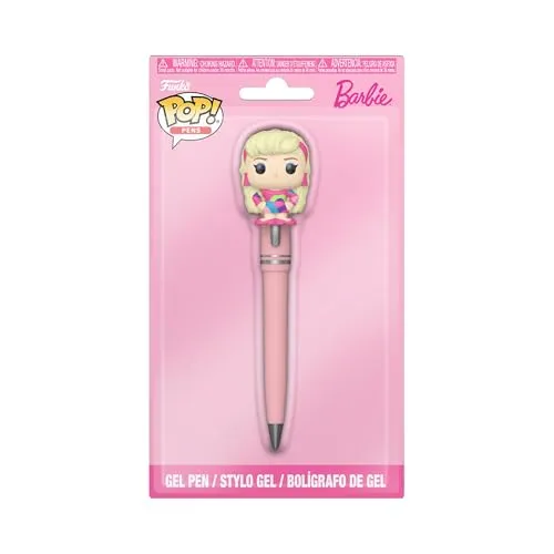 Funko Pop! Stift: Barbie - Totally Hair Barbie - Verschönern Sie Ihre Schreibwaren mit dem einzigartigen Pop! Stift Totally Hair Barbie. Ideal für kreative Notizen, ca. 15,2 cm lang mit dunkelrosa Tinte. Perfekt für Ihre Sammlung oder als Geschenk!