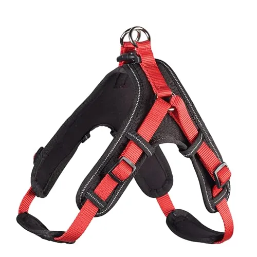HUNTER Hundegeschirr NEOPREN VARIO QUICK, rot/schwarz