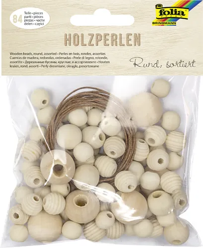 folia Holzperlen 