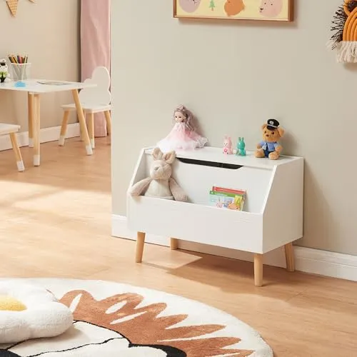 [en.casa] Spielzeugkiste Aavanrar – Aufbewahrung für Kuscheltiere im Kinderzimmer