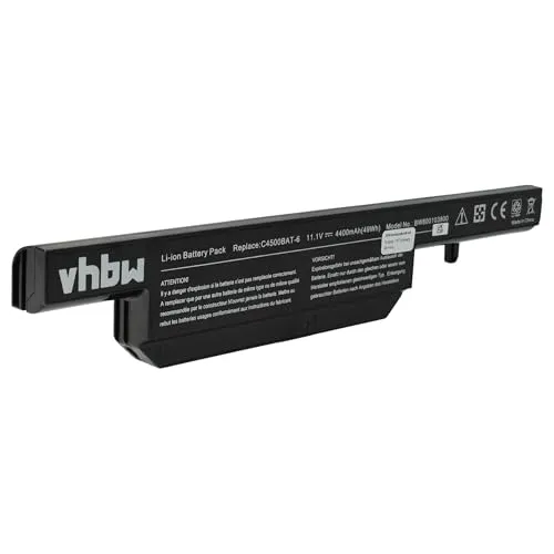 vhbw Akku kompatibel mit Advent 6411 Notebook (4400 mAh, 11,1 V, Li-Ion)