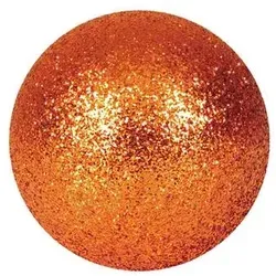 EUROPALMS Dekokugel 3,5cm - Kupfer Glitzer - Wunderschöne kupferne Dekokugel mit Glitzereffekt für festliche Weihnachtsdekoration. Perfekt für stilvollen Baumschmuck und kreative Arrangements.