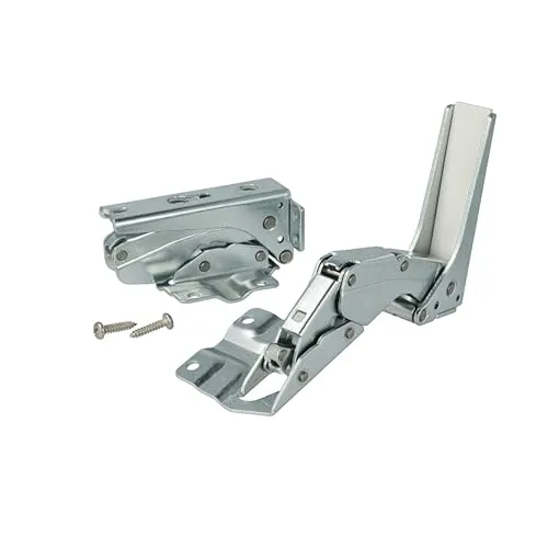 vhbw 2x Türscharnier kompatibel mit AEG KI4AE16, 2244-4I, KI4AE18, KI4AE17, KI6AEN5, KI6AEM1, Z81200I Kühlschrank - Reparatur-Set