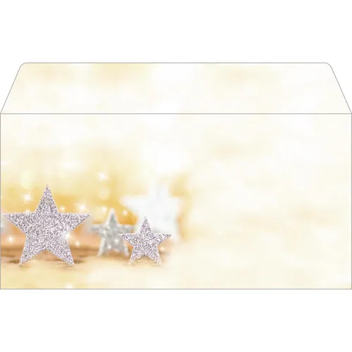 Sigel Glitter Stars (110 x 220 mm, 50 x) (DU035)