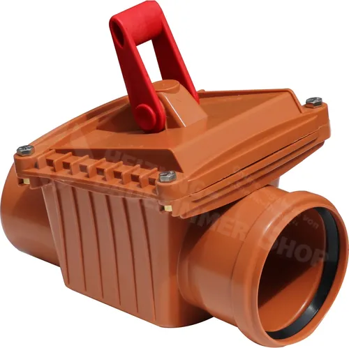 Capricorn Rückstauverschluss DN 110 mit Edelstahlklappe