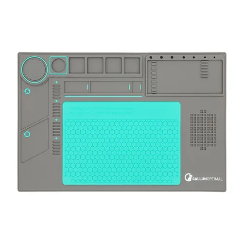 GALLUNOPTIMAL Arbeitsunterlage mit ESD Silikoneinlage bis 500°C hitzebeständig