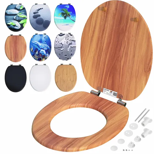 Casaria WC-Sitz mit Doppelte Absenkautomatik