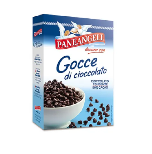 Paneangeli Gocce di Cioccolato Schokoladentropfen für Süßigkeiten 125 g