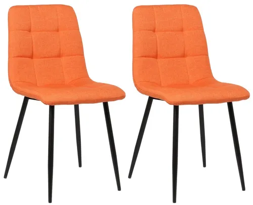 TPFLiving Esszimmerstuhl Till in orange von TPFLiving