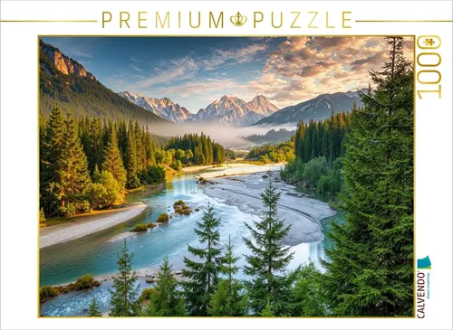 CALVENDO Puzzle Isartal | 1000 Teile Lege-Größe 64x48cm Foto-Puzzle für glücklic