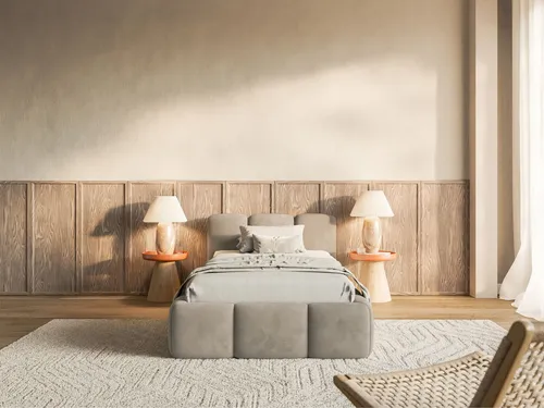 Selsey Kinderbett CLOUDY mit Lattenrost, Samt wasserabweisend 90x200 cm - Das Selsey Kinderbett CLOUDY vereint modernes Design und Gemütlichkeit. Mit einem stabilen Lattenrost und edlem Samtbezug ist es ideal für stilvolle Schlafzimmer und schafft eine einladende Atmosphäre.