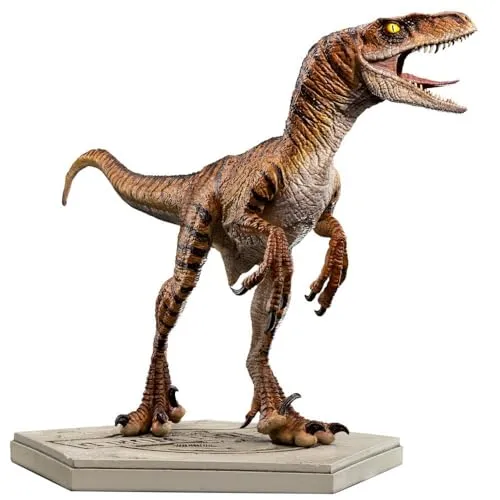 Iron Studios Velociraptor Statue 1/10 - Jurassic World The Lost World - Spielfigur im Maßstab 1/10, handbemalt und limitiert, repräsentiert einen der gefürchtetsten Dinosaurier mit beeindruckenden Details und dynamischer Pose.