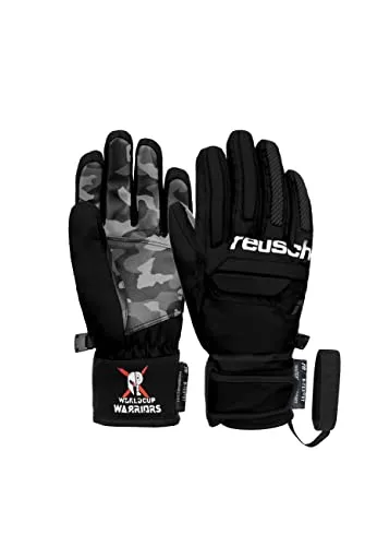 Reusch Warrior R-TEX® XT Junior mit wasserdichter Membran, Winddichte und amtungsaktive Sporthandschuhe Skihandschuhe Rennhandschuhe, angenehm warme und feuchtigkeitsregulierende