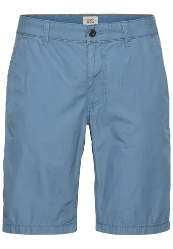 camel active Herren Chino Shorts Regular Fit Blau - Herren-Shorts aus 100% Baumwolle im Regular Fit, ideal für warme Tage. Mit Logostickerei an der Gesäßtasche und praktischen Eingriffstaschen.