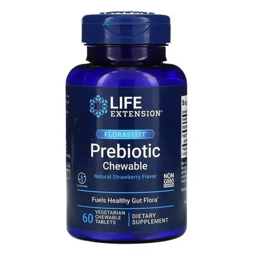 Produktbild Life Extension Florassist Prebiotic Chewable, Natural (366,50 EUR/kg)