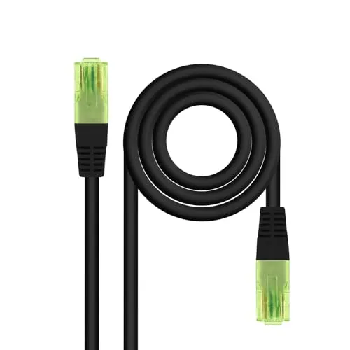 NANOCABLE 10.20.1405-BK Netzwerkkabel, Cat.6, UTP, AWG26, CCA, Schwarz, 5 m