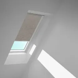 VELUX Original Dachfenster Sichtschutzrollo MK06, Grau von Velux