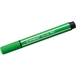 STABILO Filzstift Fasermaler Pen 68 Max Keilspitze laubgrün grün