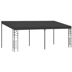 vidaXL Wand-Pavillon 6x3x2,5 m Anthrazit - Pavillon & Partyzelte, ideal für Freizeitaktivitäten im Garten mit robuster Konstruktion und einfacher Montage für zusätzlichen Komfort im Freien.