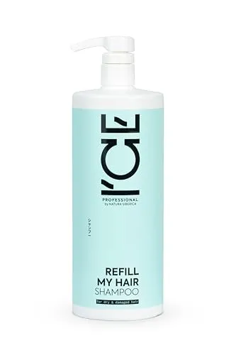 Natura Siberica ICE Professional Refill My Hair Shampoo, 1000 ml - Natürliches Shampoo ohne schädliche Zusätze für die tägliche Haarpflege. Mit biologisch zertifizierten Inhaltsstoffen für maximale Wirkung ab der ersten Anwendung.