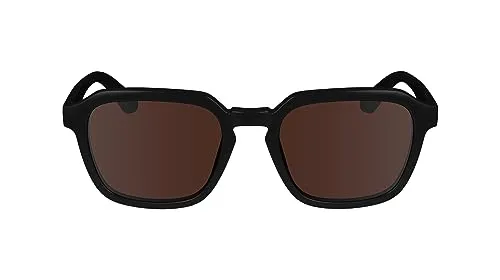 Calvin Klein CK23533S Unisex-Sonnenbrille - Sportbrille mit vollem Rand und eckigem Design, aus leichtem Kunststoff, ideal für stilvolle Outdoor-Aktivitäten.
