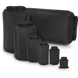 Highlander Leightweight Dry Sack 8 Liter schwarz