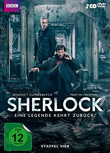 Sherlock - Staffel 4 [2 DVDs] - Spannende Krimiserie mit faszinierenden Fällen, Freigegeben ab 12 Jahren, ideal für Fans von spannenden Geschichten
