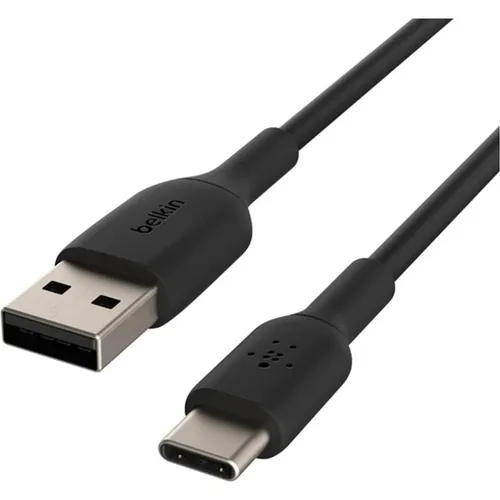 Belkin USB-C/USB-A Kabel 3 m Schwarz - USB-Kabel & Adapter, ideal zum Synchronisieren und Laden mit 3 m Länge für flexibles Arbeiten und optimale Reichweite.