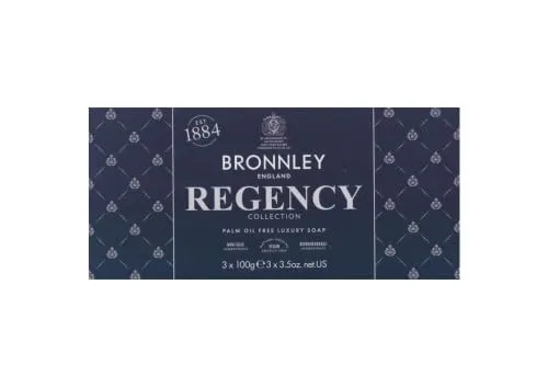 Bronnley Gästeseifen Regency Collection 3 x 100g in weiß von Bronnley